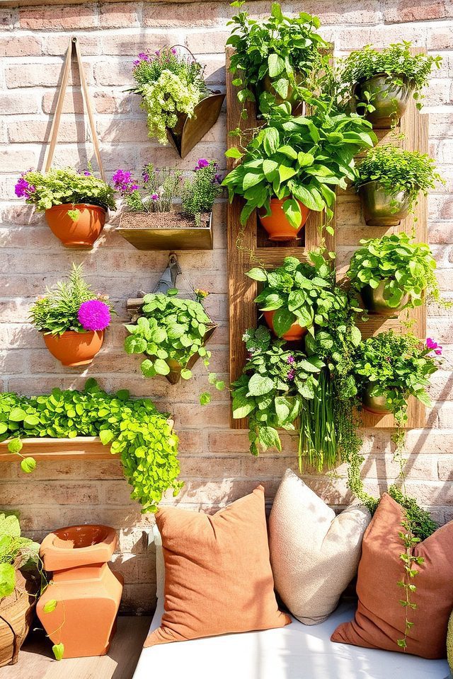urban lush green displays