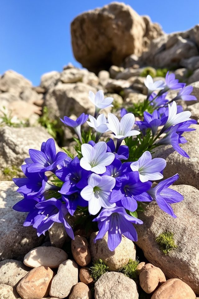 versatile bellflower rock garden