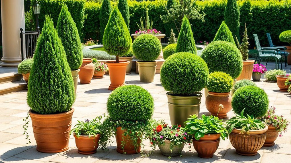 versatile boxwood container landscaping