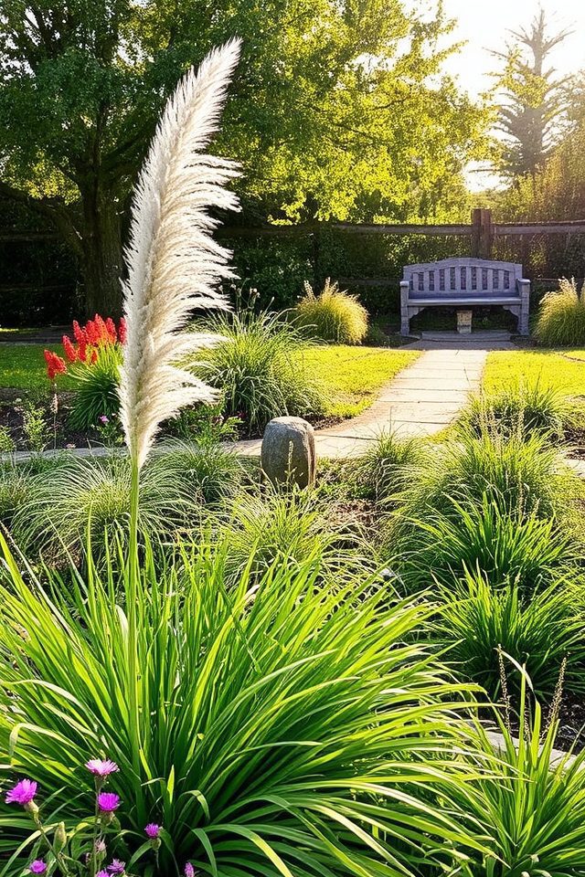 versatile low maintenance garden grasses