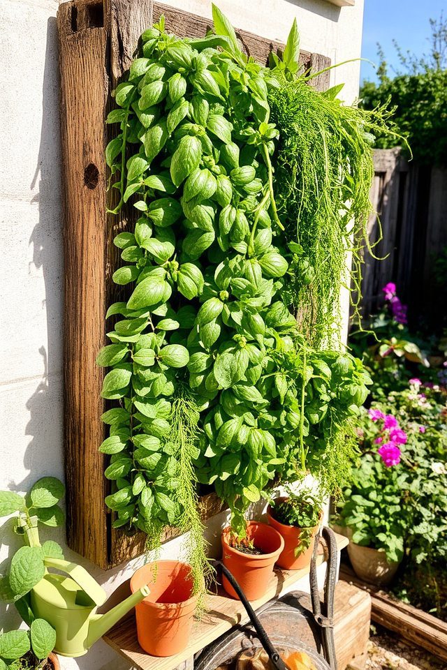 vertical garden for herbs