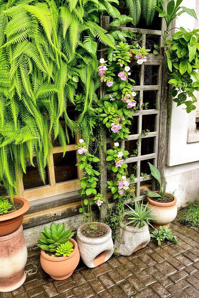 vertical garden moisture management