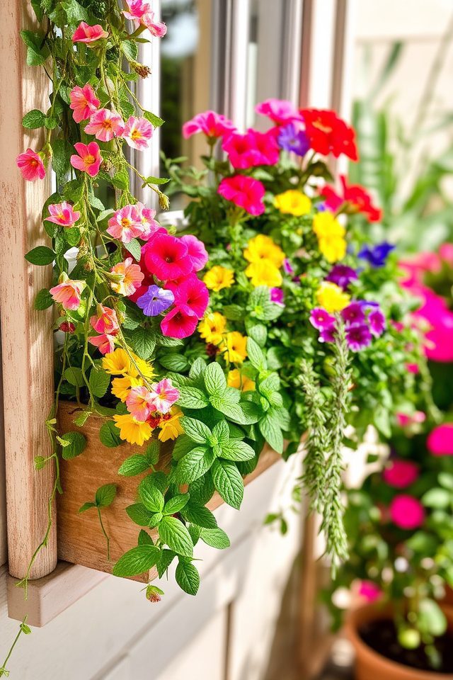 vertical gardening in containers