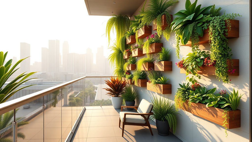 vertical gardens for space optimization