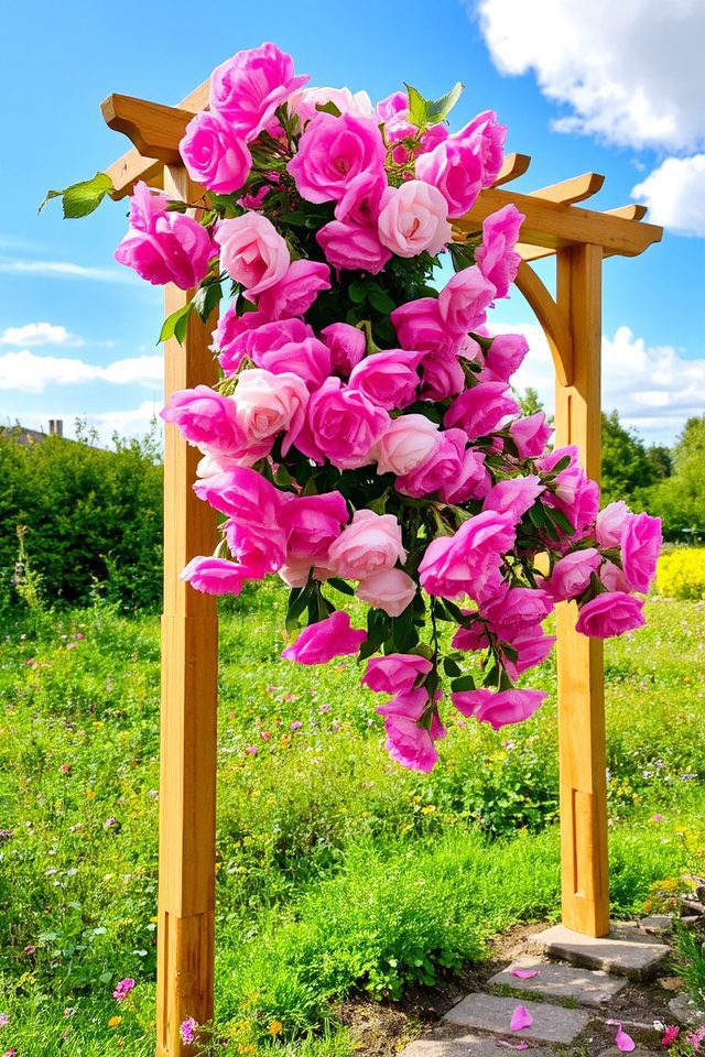 vertical gardens with roses