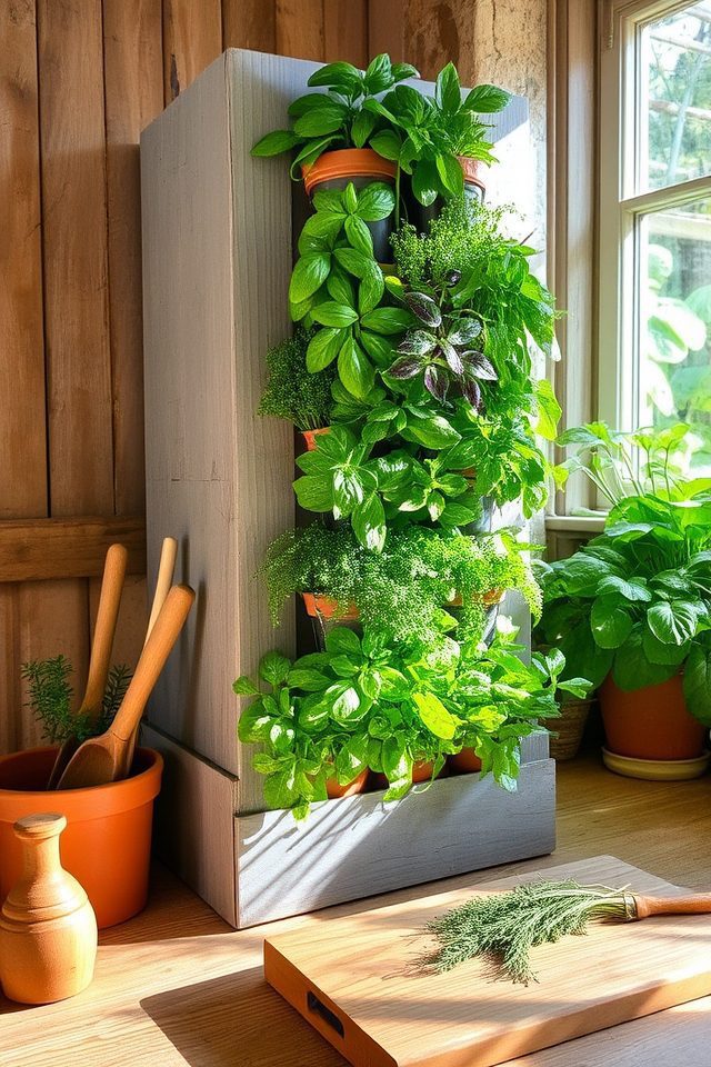 vertical herb garden design