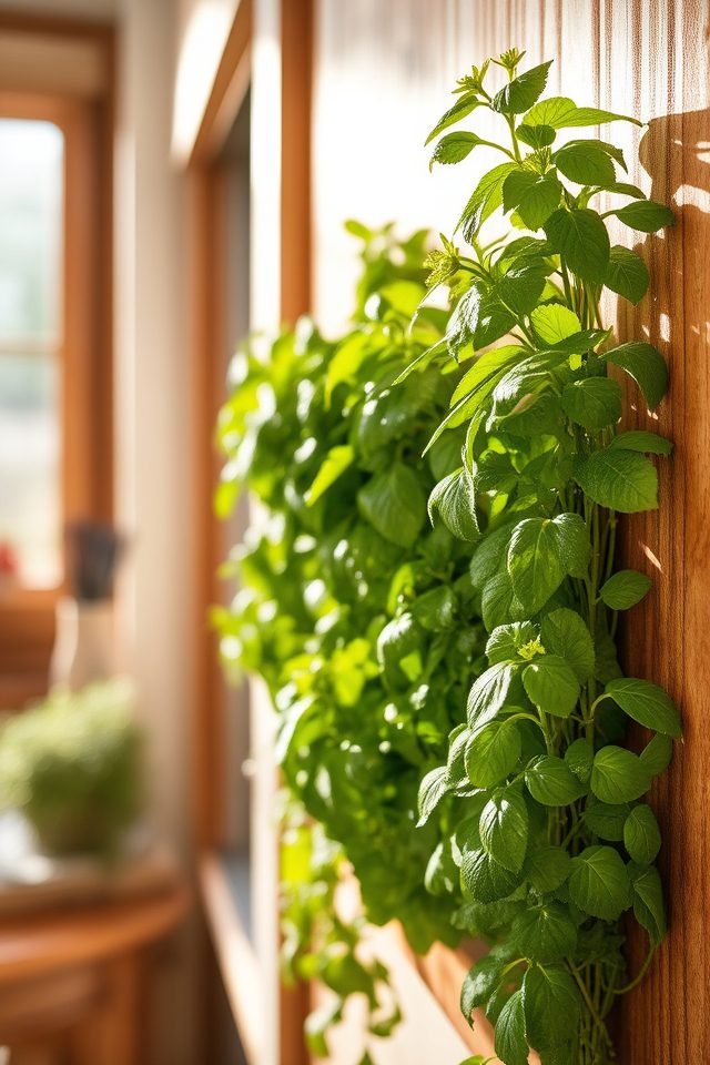 vertical herb garden solution