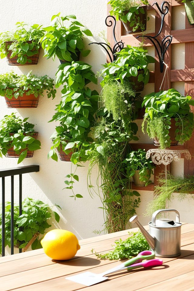 vertical herb gardening techniques