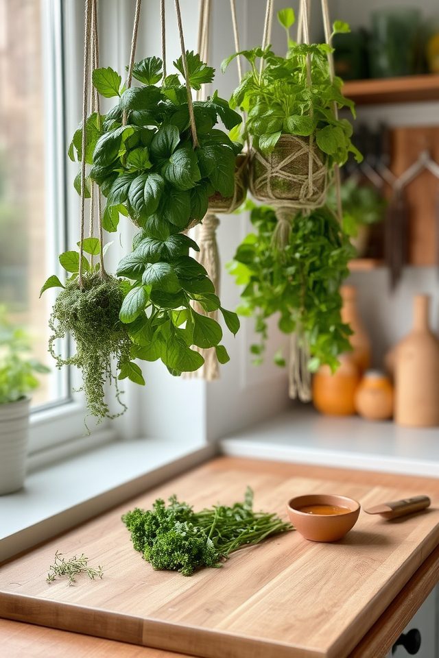 vertical indoor herb gardens
