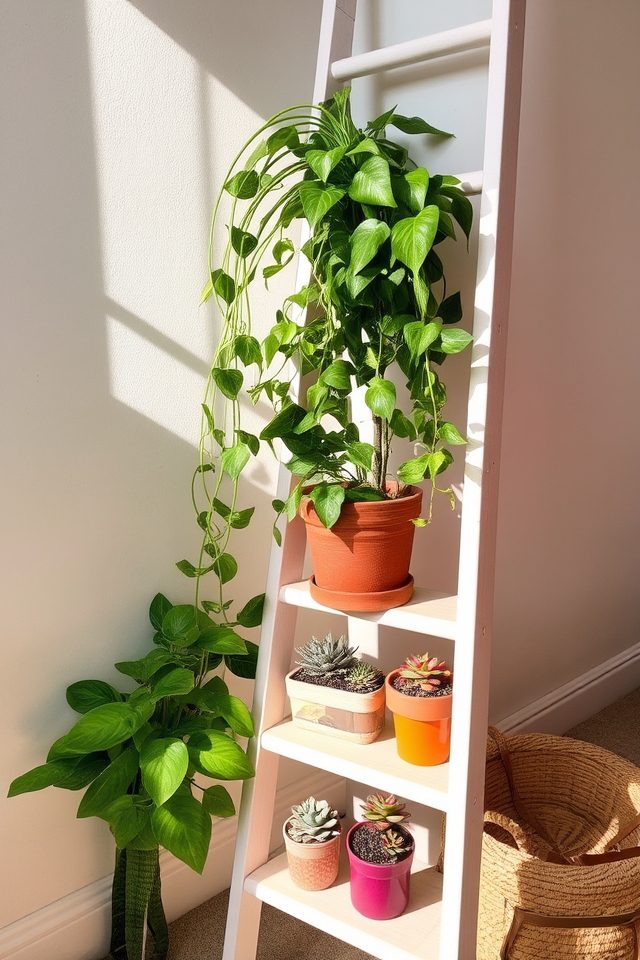 vertical space plant display