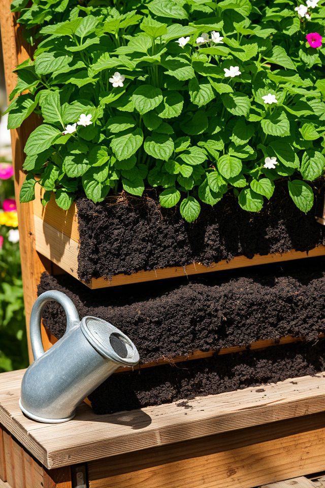 vertical stacking potato planters