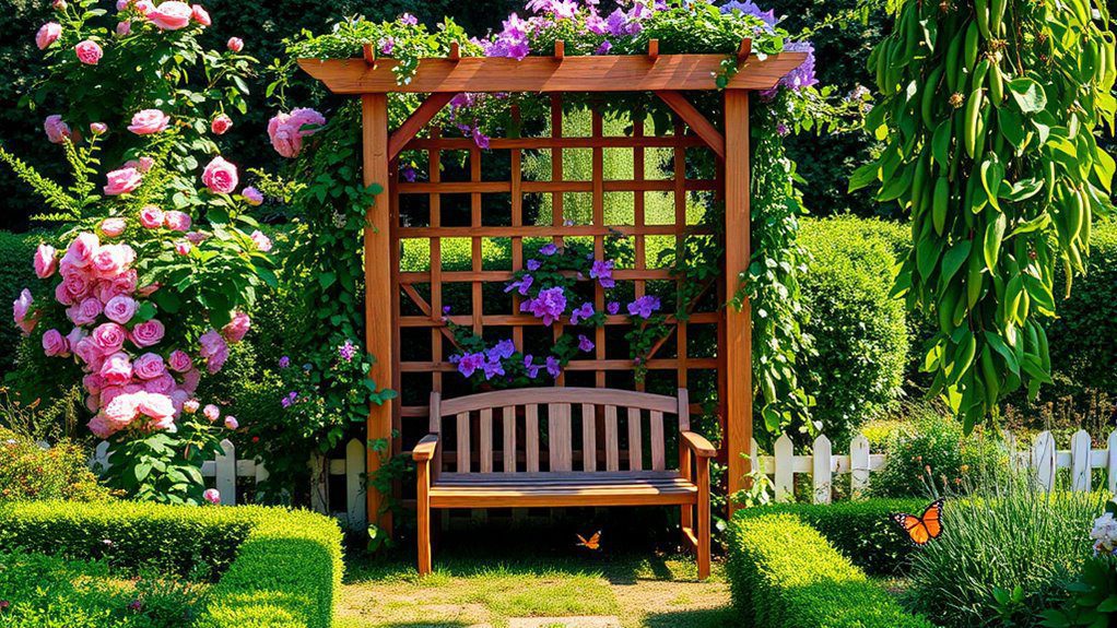 vertical support for plants
