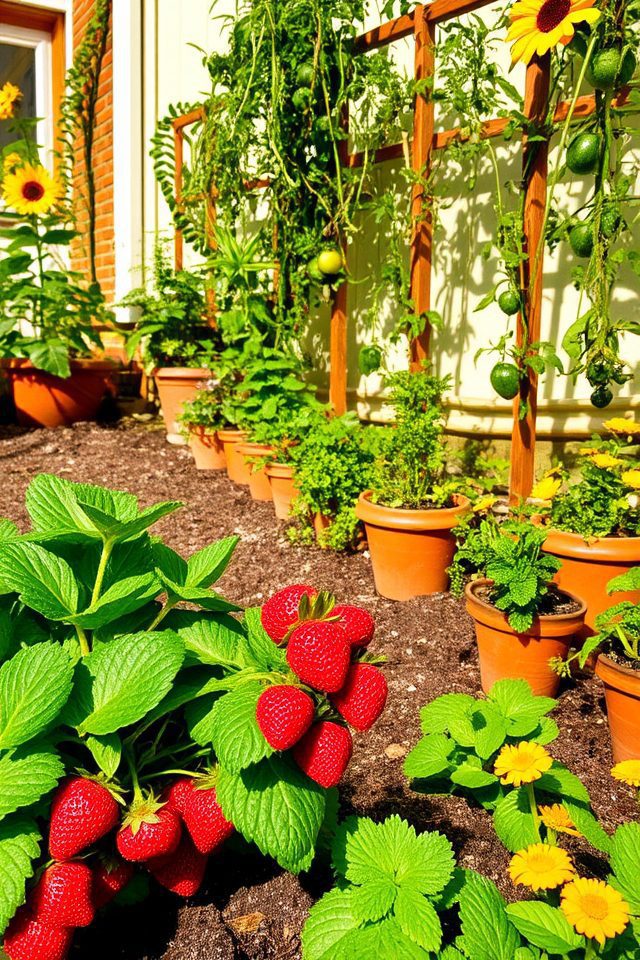 vibrant beautiful edible gardens
