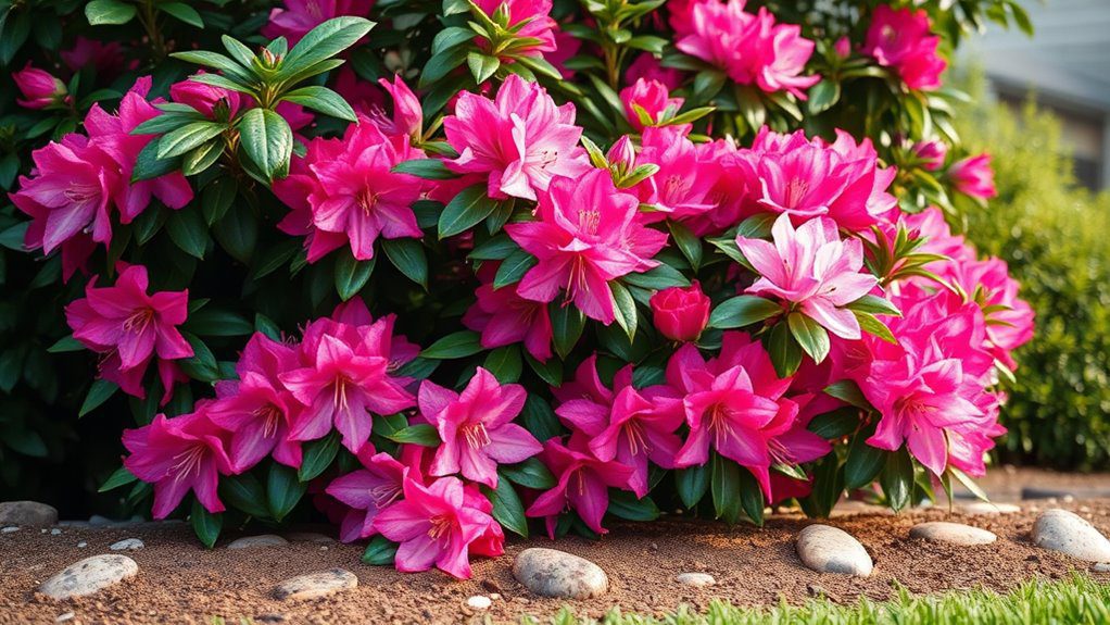 vibrant blooms lush foliage