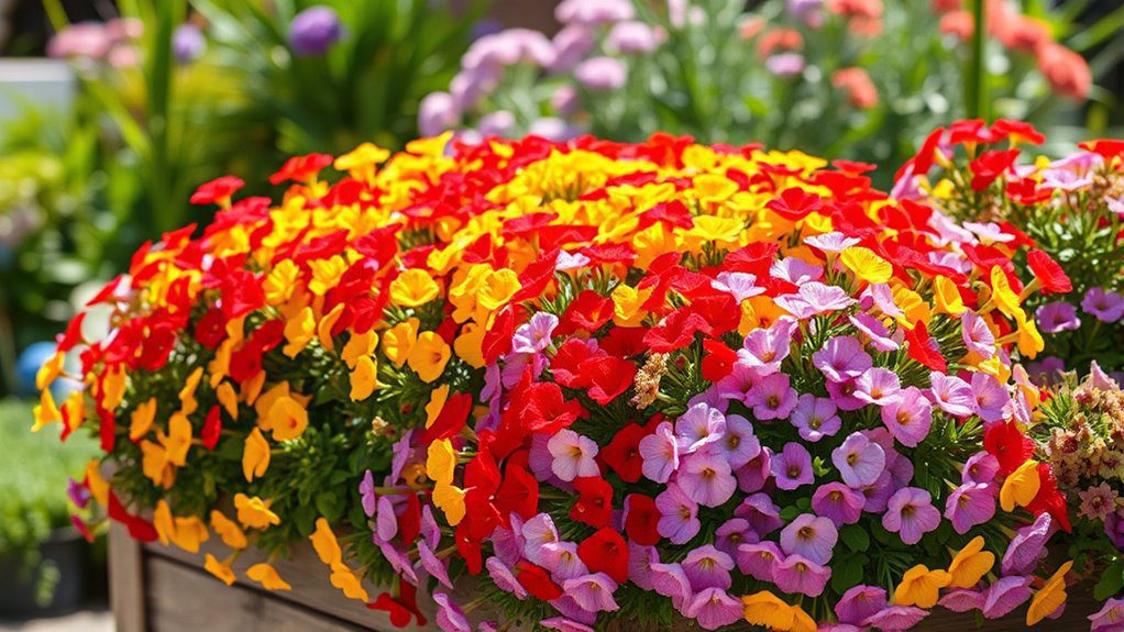 vibrant cascading bell shaped blooms