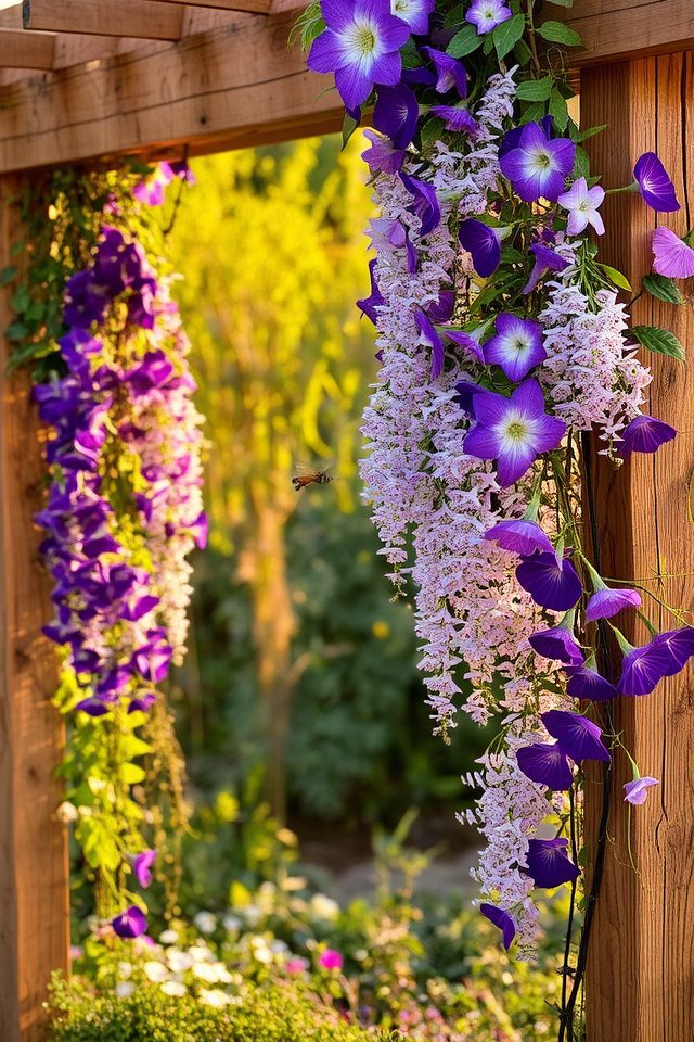 vibrant climbing plants delight