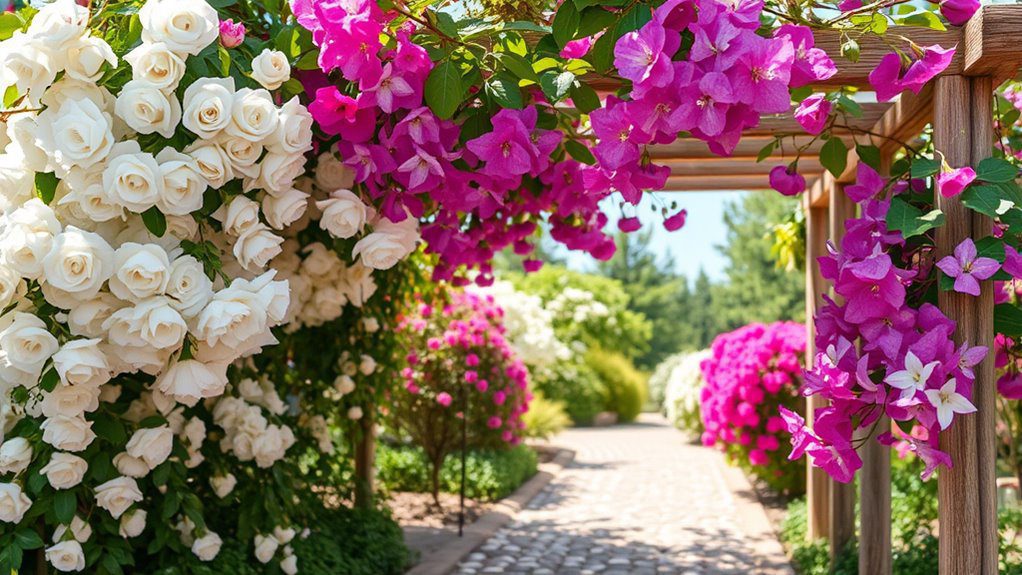 vibrant contrast in tranquility