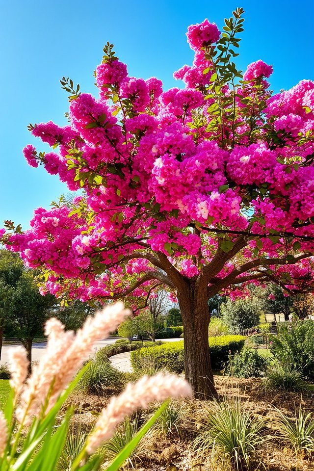 vibrant drought resistant flowering trees