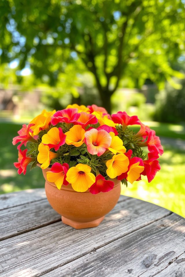 vibrant drought tolerant succulent