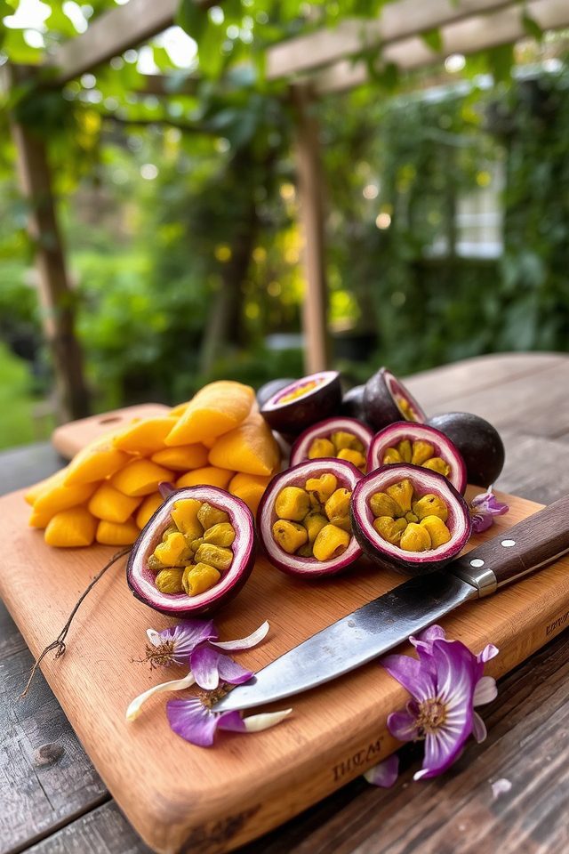 vibrant edible climbing vine