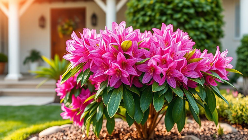 vibrant flowering shrubs enhance landscapes