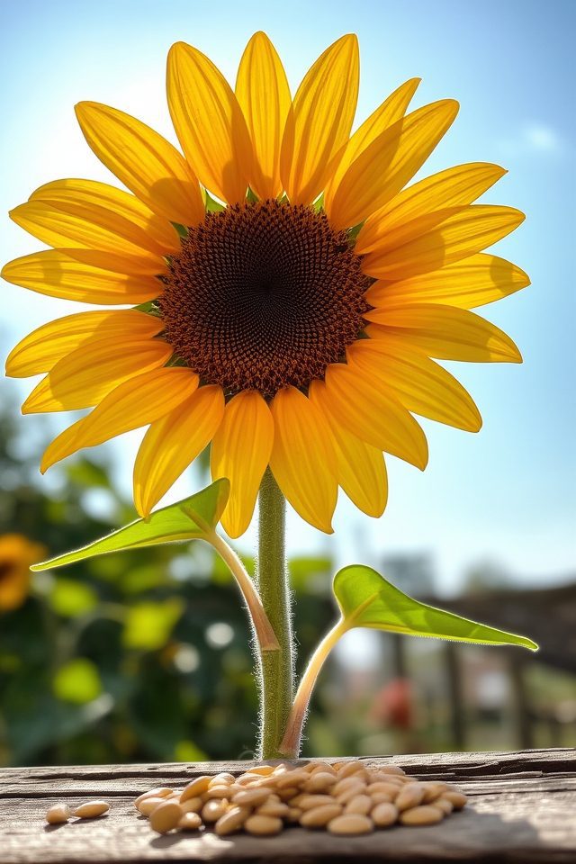 vibrant flowers attracting pollinators