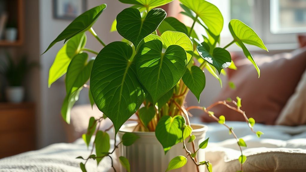 vibrant foliage air purifying