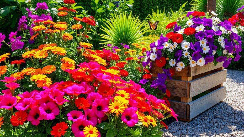 vibrant friendship flower display