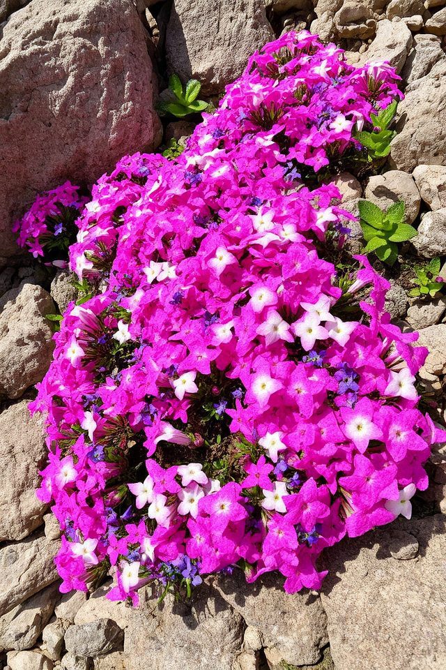 vibrant hardy rock garden plant