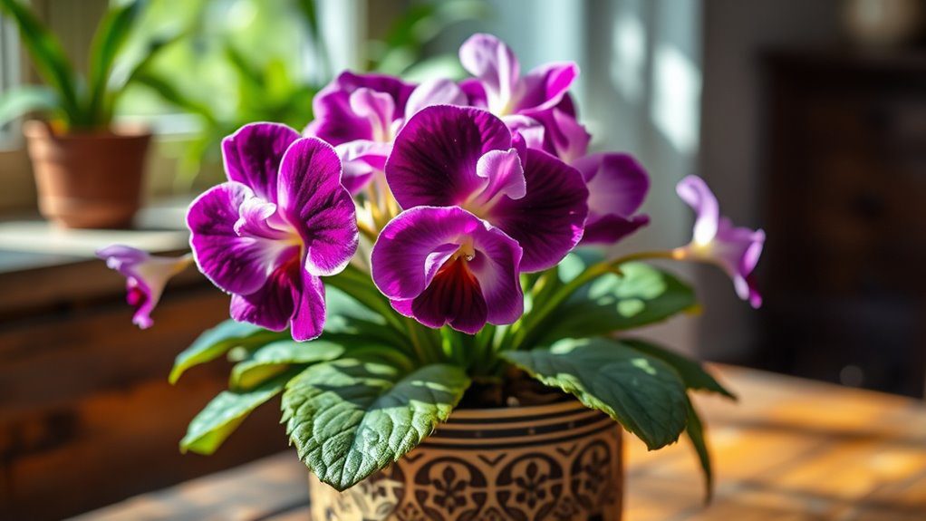 vibrant indoor flowering plant