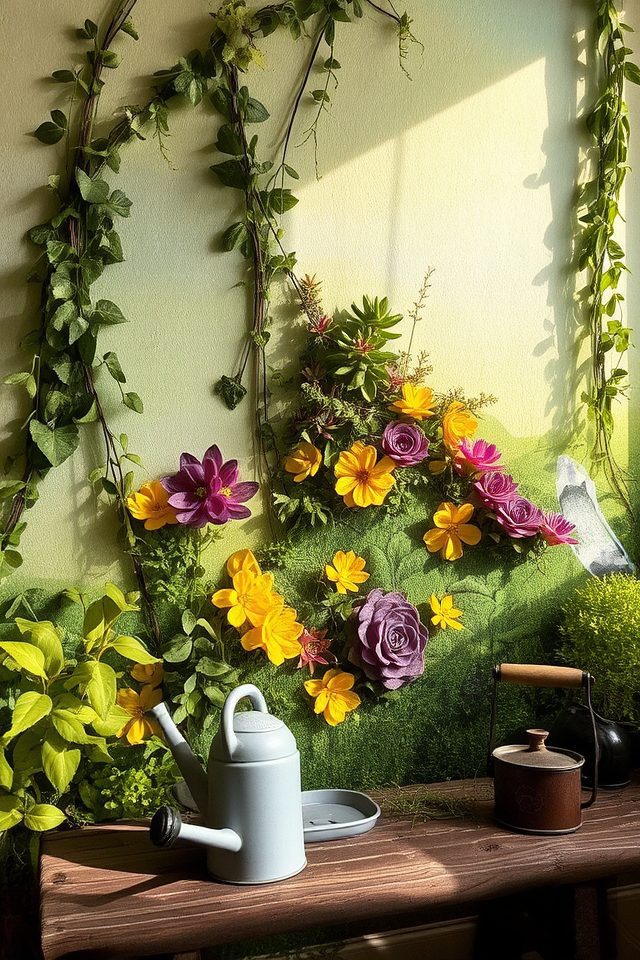 vibrant living landscape murals