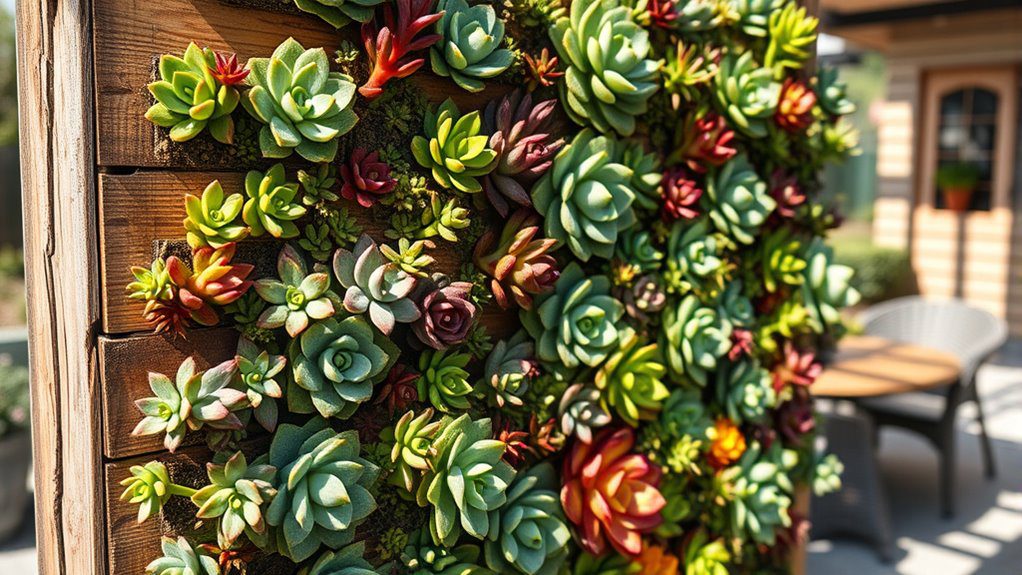 vibrant living wall art