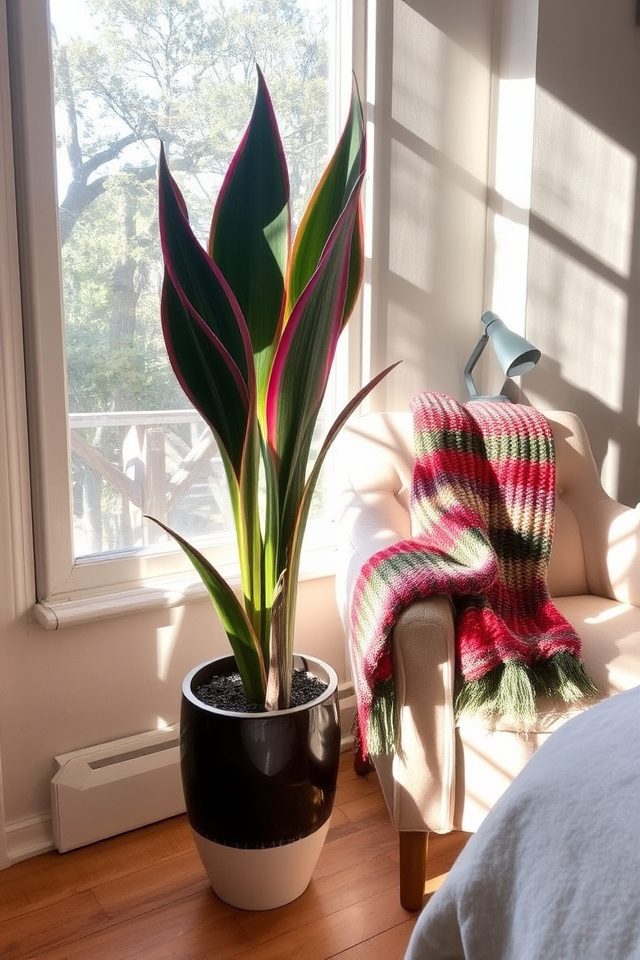 vibrant low maintenance bedroom plants