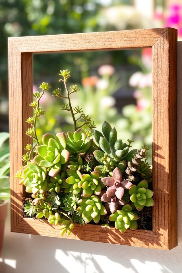 vibrant low maintenance greenery art