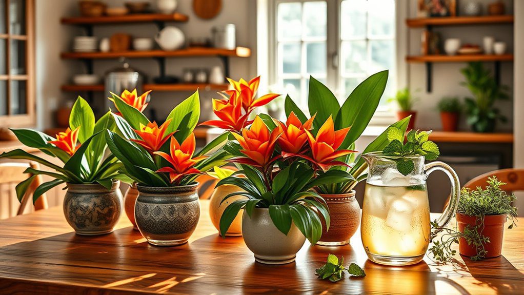 vibrant low maintenance kitchen plants