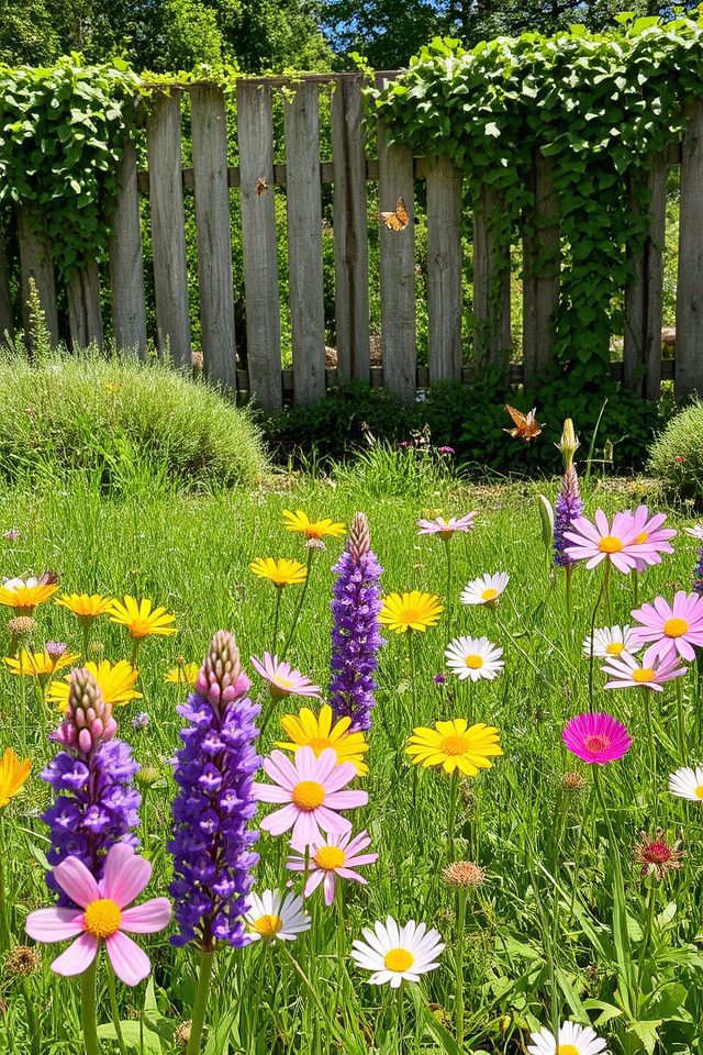 vibrant native wildflower sanctuary
