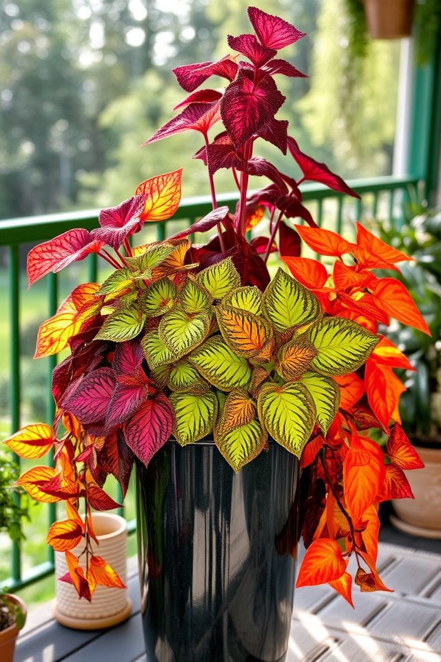 vibrant shade loving foliage