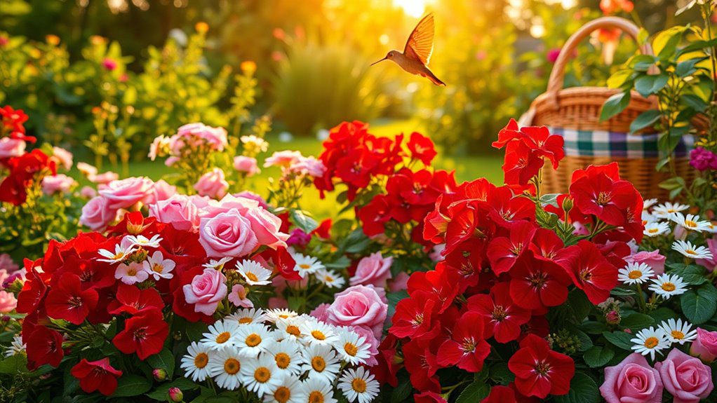 vibrant summer garden delight
