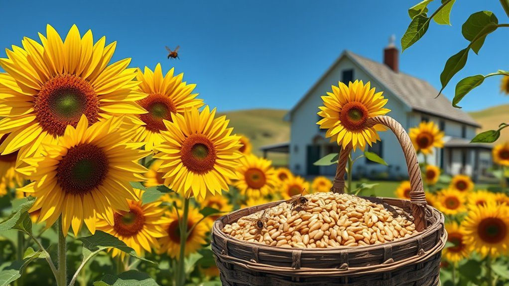 vibrant sunflowers for gardens