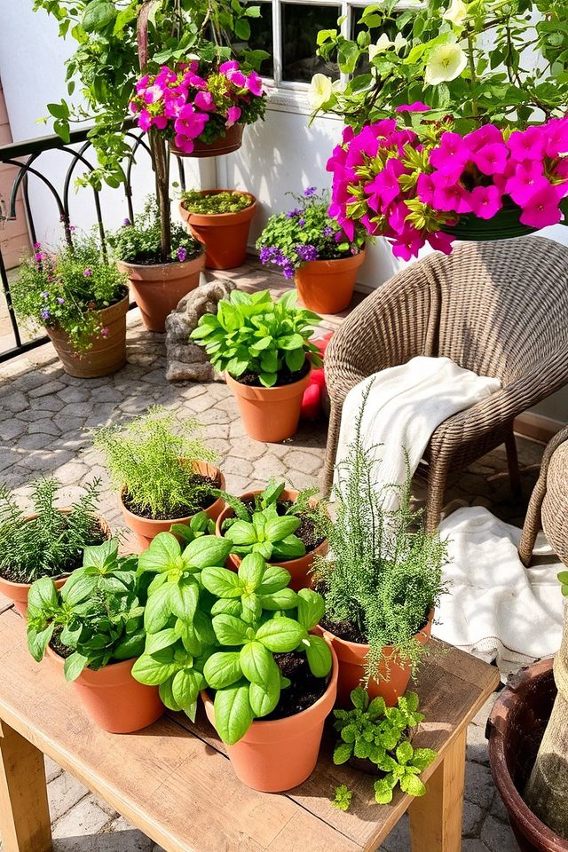 vibrant urban container oasis