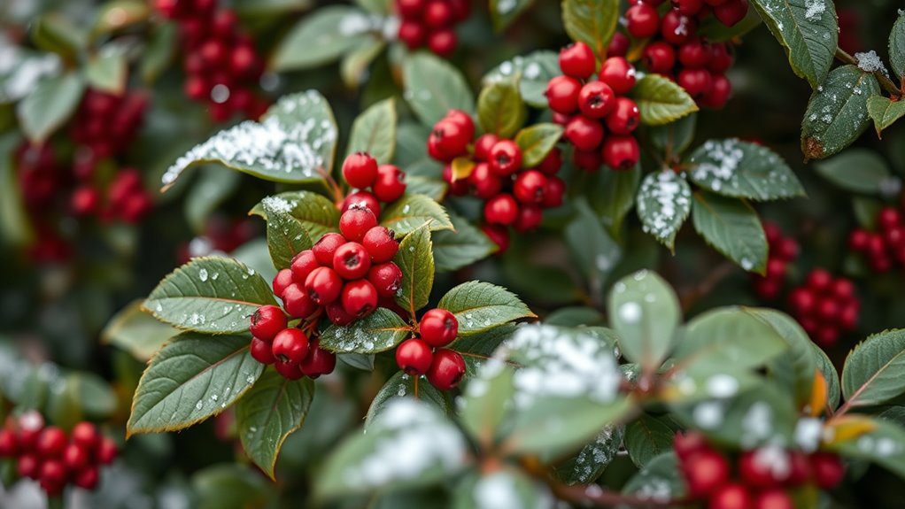 vibrant winter garden accent