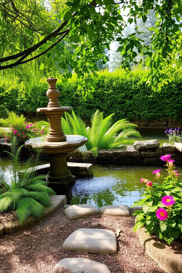 water features as sound barriers