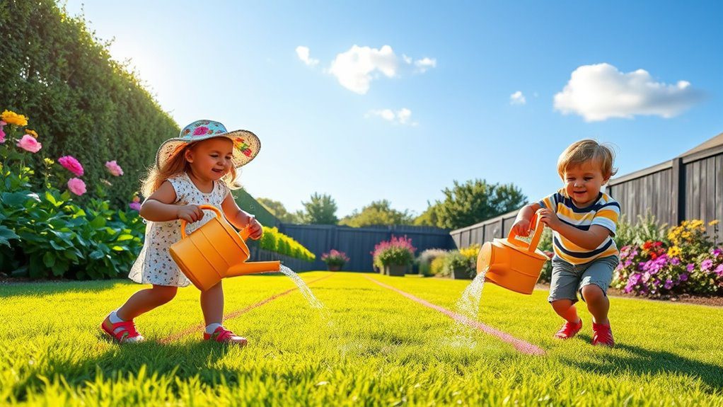 watering can race activity