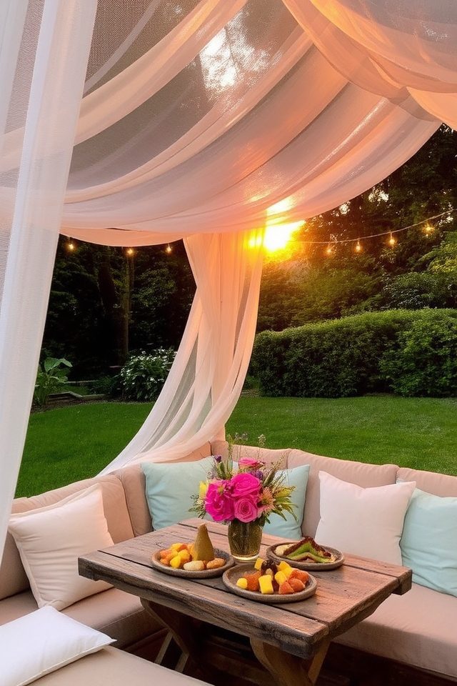 weather resistant outdoor gatherings