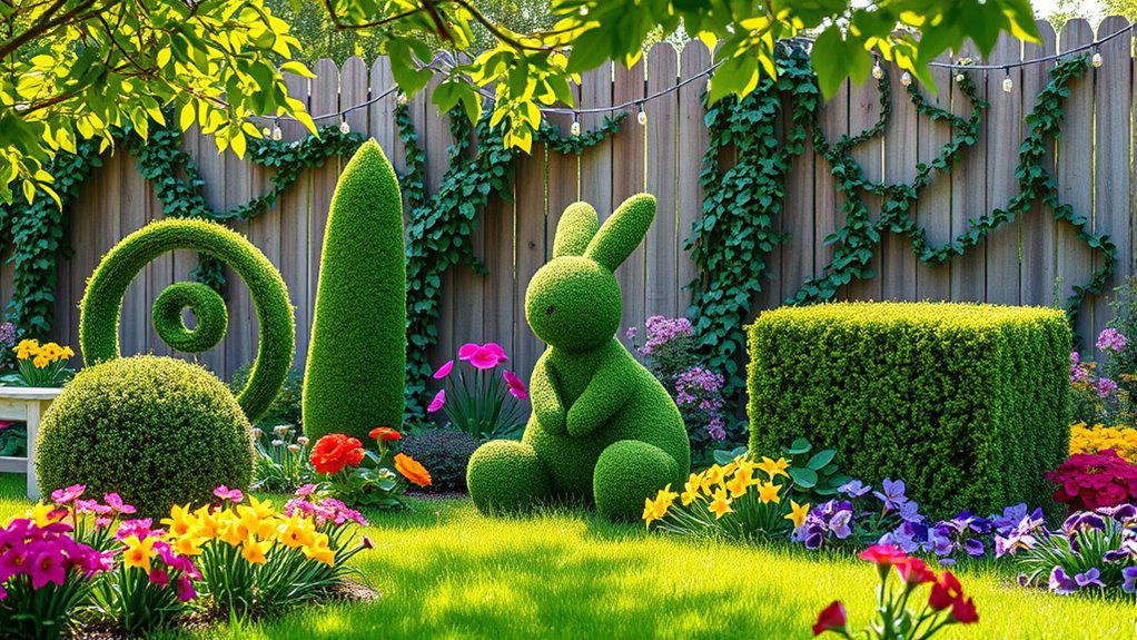 whimsical boxwood landscape designs