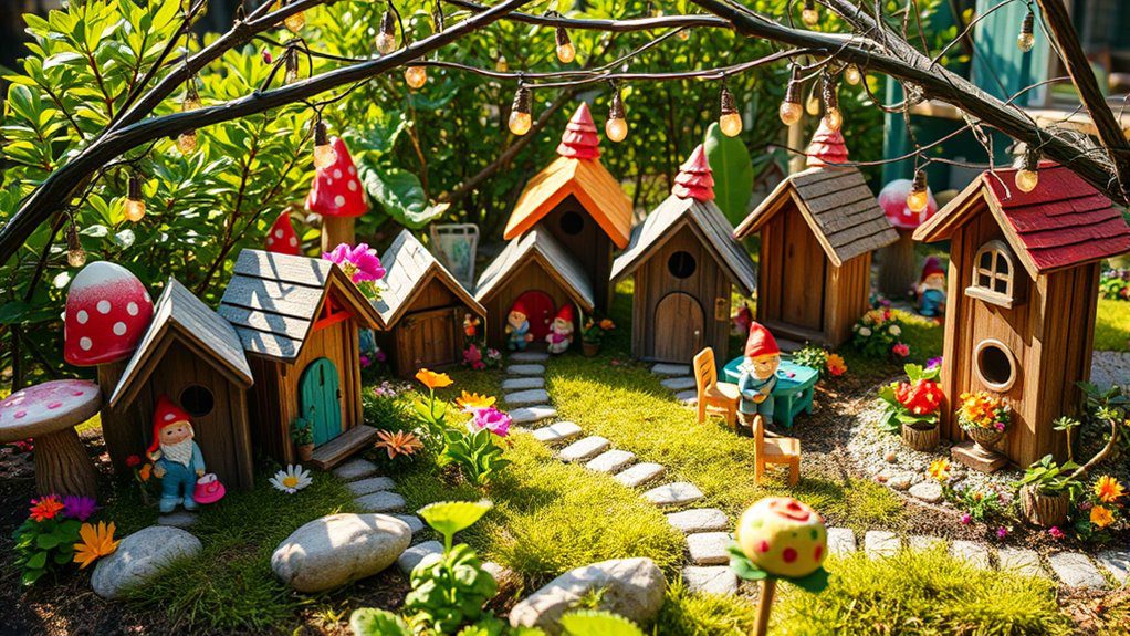 whimsical enchanted fairy garden