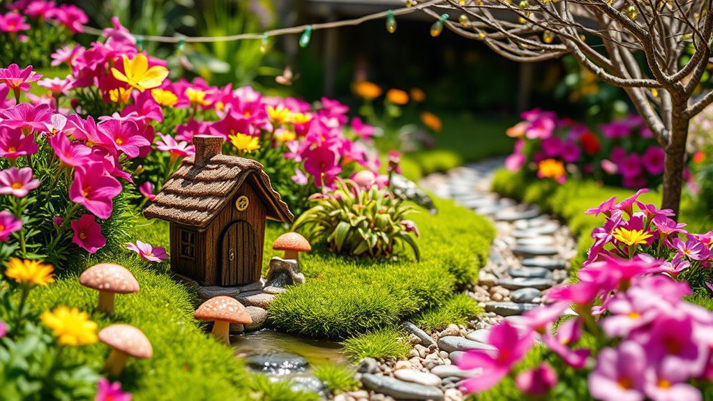 whimsical enchanted fairy landscape