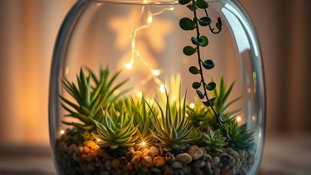 whimsical indoor garden lights