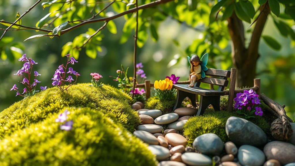 whimsical miniature fairy garden