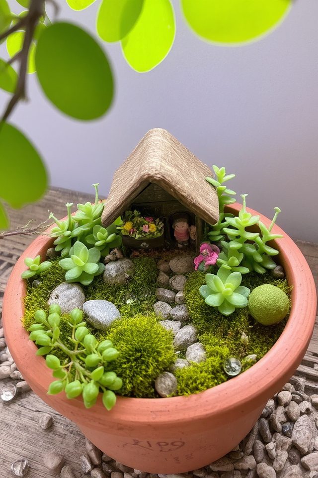 whimsical miniature landscape gardens